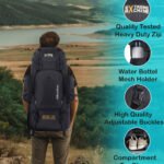 Hiking 125L Black Rucksack Bag